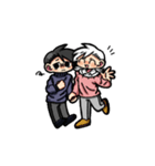 楽観さんと悲観さん（個別スタンプ：8）
