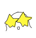 。。白くんハッピー2修正（個別スタンプ：1）