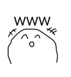 。。白くんハッピー2修正（個別スタンプ：23）