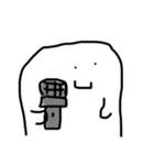 。。白くんハッピー2修正（個別スタンプ：27）