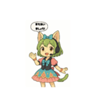 愉快な猫の仲間たち！（個別スタンプ：7）