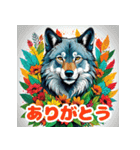 使える！レゲエのオオカミ_日本語（個別スタンプ：33）