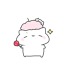 【夏】なんだかゆるいシロネコ（個別スタンプ：19）
