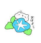 【夏】なんだかゆるいシロネコ（個別スタンプ：26）