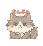 毎日使える！ノルウェージャン猫スタンプ（個別スタンプ：15）