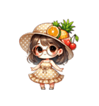 夏はこうやって崩れて可愛い（個別スタンプ：38）