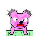 クマがピンクで悪いかよ 4  [アレンジ向き]（個別スタンプ：3）