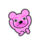 クマがピンクで悪いかよ 4  [アレンジ向き]（個別スタンプ：4）