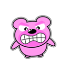 クマがピンクで悪いかよ 4  [アレンジ向き]（個別スタンプ：5）