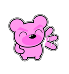 クマがピンクで悪いかよ 4  [アレンジ向き]（個別スタンプ：8）