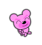 クマがピンクで悪いかよ 4  [アレンジ向き]（個別スタンプ：13）