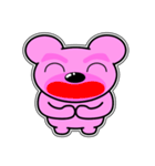 クマがピンクで悪いかよ 4  [アレンジ向き]（個別スタンプ：14）