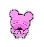 クマがピンクで悪いかよ 4  [アレンジ向き]（個別スタンプ：16）