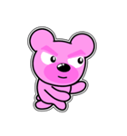 クマがピンクで悪いかよ 4  [アレンジ向き]（個別スタンプ：17）