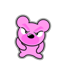 クマがピンクで悪いかよ 4  [アレンジ向き]（個別スタンプ：18）