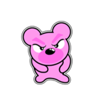 クマがピンクで悪いかよ 4  [アレンジ向き]（個別スタンプ：19）