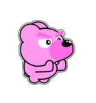 クマがピンクで悪いかよ 4  [アレンジ向き]（個別スタンプ：20）