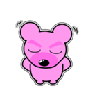 クマがピンクで悪いかよ 4  [アレンジ向き]（個別スタンプ：23）