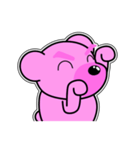 クマがピンクで悪いかよ 4  [アレンジ向き]（個別スタンプ：26）