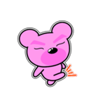 クマがピンクで悪いかよ 4  [アレンジ向き]（個別スタンプ：28）