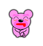クマがピンクで悪いかよ 4  [アレンジ向き]（個別スタンプ：30）