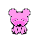 クマがピンクで悪いかよ 4  [アレンジ向き]（個別スタンプ：34）