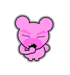 クマがピンクで悪いかよ 4  [アレンジ向き]（個別スタンプ：37）