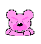クマがピンクで悪いかよ 4  [アレンジ向き]（個別スタンプ：38）