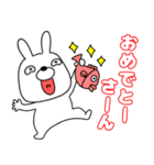 【関西弁ウサギのうさ男53】（個別スタンプ：40）