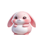 ピンクうさぎ「愛してる」（個別スタンプ：32）