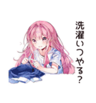 洗濯溜め★家事サボり子（個別スタンプ：5）