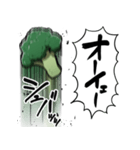 あらぶるブロッコリー（個別スタンプ：7）