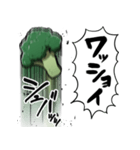 あらぶるブロッコリー（個別スタンプ：17）