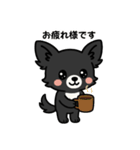 くろチワのきもち（個別スタンプ：14）