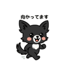 くろチワのきもち（個別スタンプ：35）