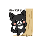 くろチワのきもち（個別スタンプ：36）