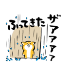 ふでしば【雨の日】柴犬（個別スタンプ：4）