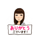 ちひろのほんわかにがおえスタンプ（個別スタンプ：3）