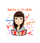 ちひろのほんわかにがおえスタンプ（個別スタンプ：4）