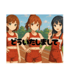スポーツ選手三人組（個別スタンプ：5）