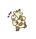 キリンのうーたん。（個別スタンプ：8）
