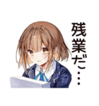 新卒社会人女子の奮闘（個別スタンプ：10）