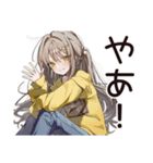 労働拒否系女子の逃避（個別スタンプ：3）