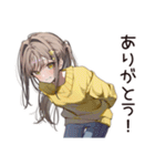 労働拒否系女子の逃避（個別スタンプ：7）