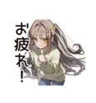 労働拒否系女子の逃避（個別スタンプ：9）