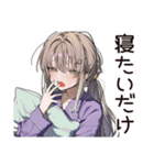 労働拒否系女子の逃避（個別スタンプ：18）
