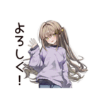 労働拒否系女子の逃避（個別スタンプ：37）