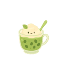 抹茶かわいいステッカー（個別スタンプ：13）