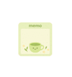 抹茶かわいいステッカー（個別スタンプ：19）