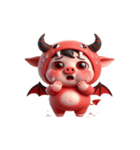 ムカつく悪魔ピンクブタ（個別スタンプ：15）